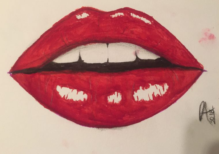 Red lips