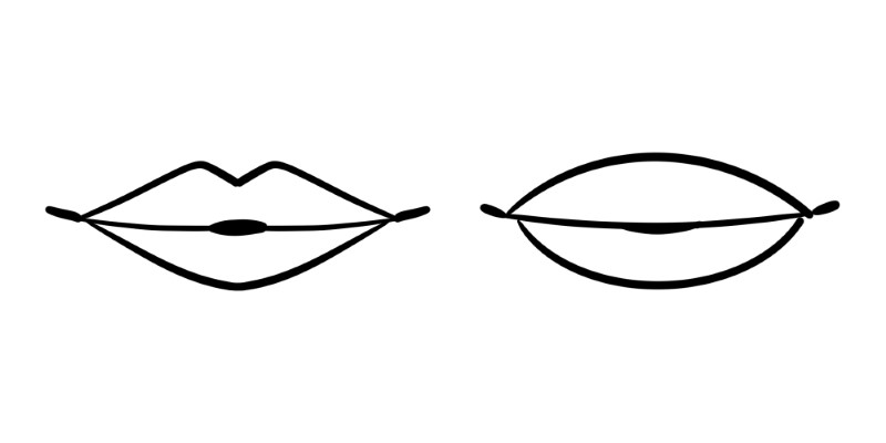 How to draw lips in easy steps with images