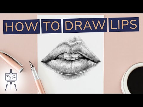 How to draw lips