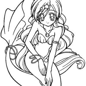 Mermaid coloring pages printable for free download