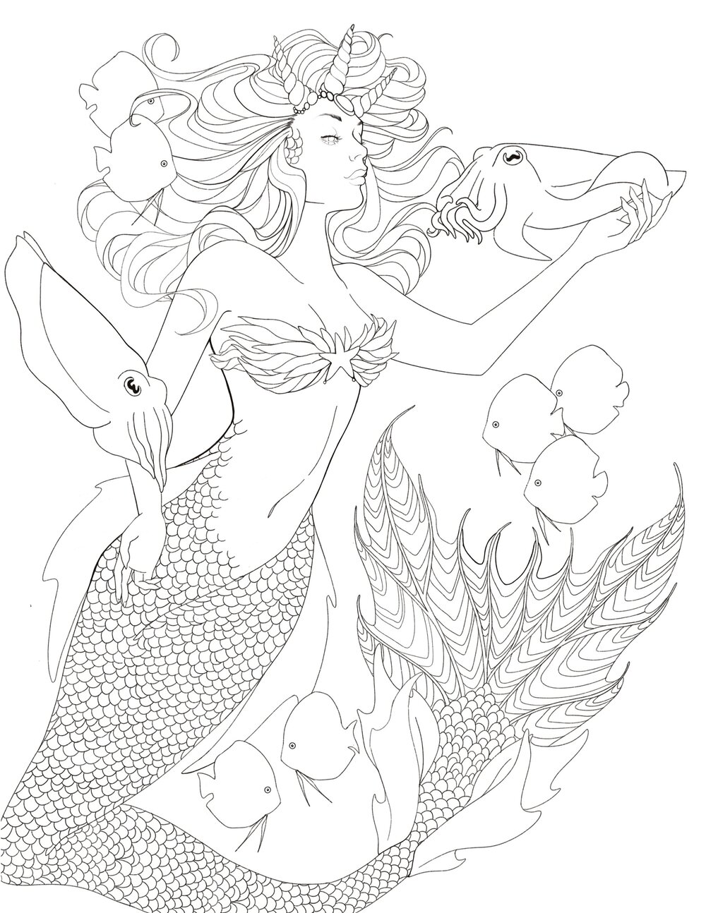 Syphira coloring page â april elizabeth