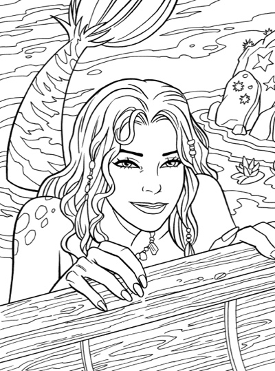 Best mermaid coloring pages coloring books