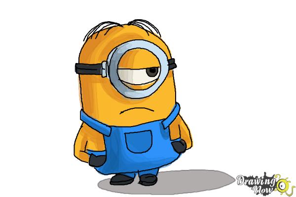 How to draw a minion