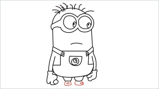 Easy minion drawings with step