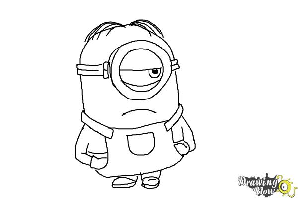 How to draw a minion