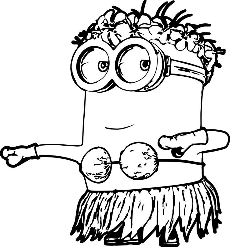 Minion coloring pages