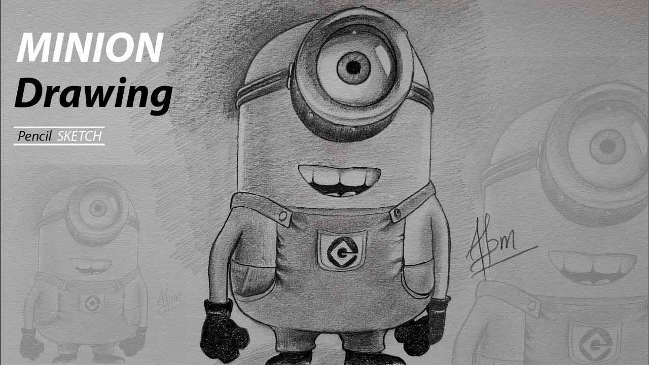How to draw minion