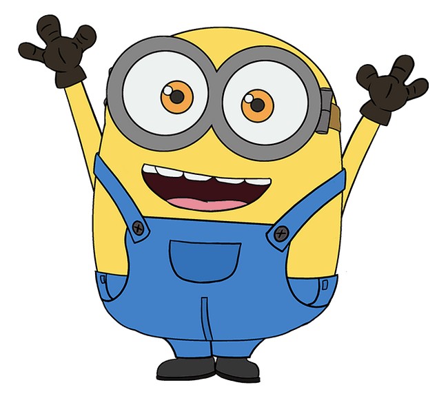 Easy minion drawings with step