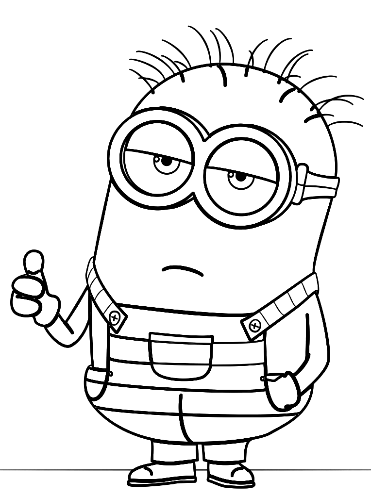 Minion coloring pages printable for free download