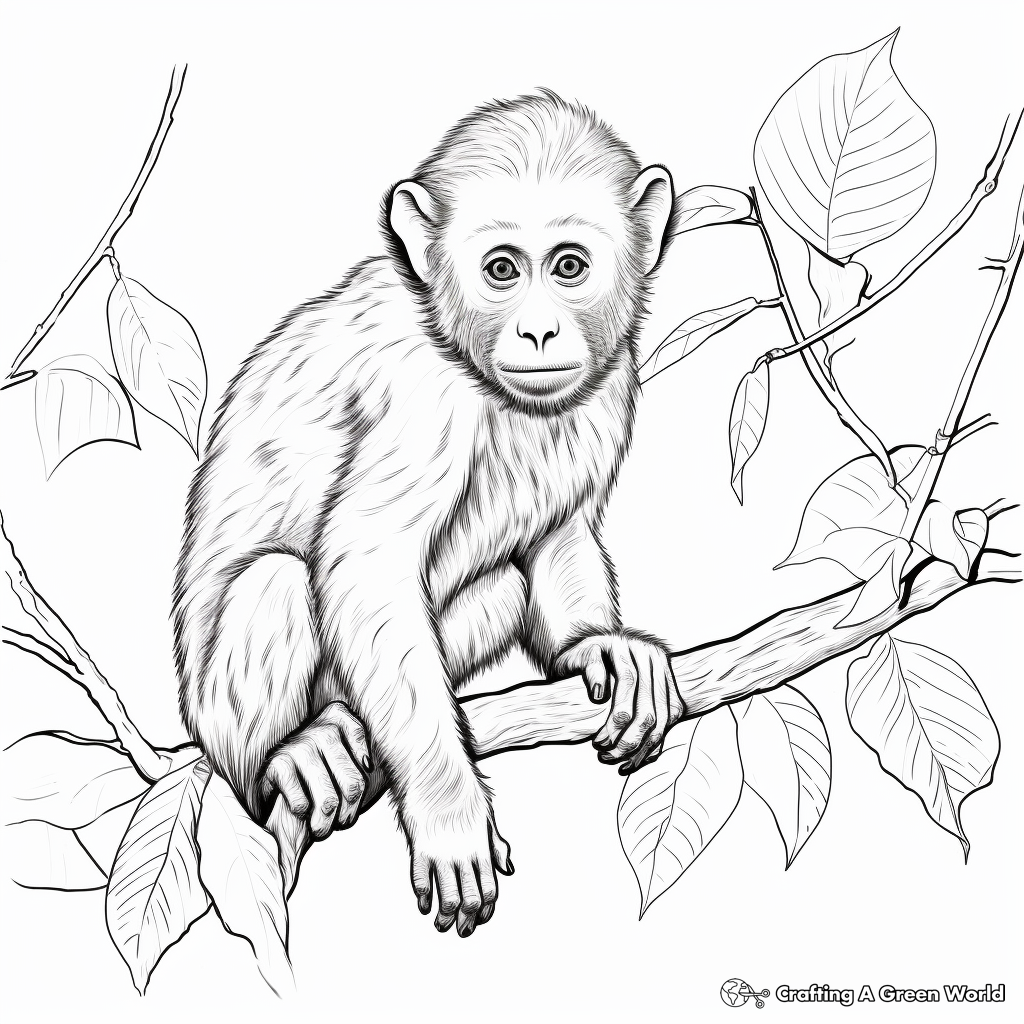 Ape coloring pages