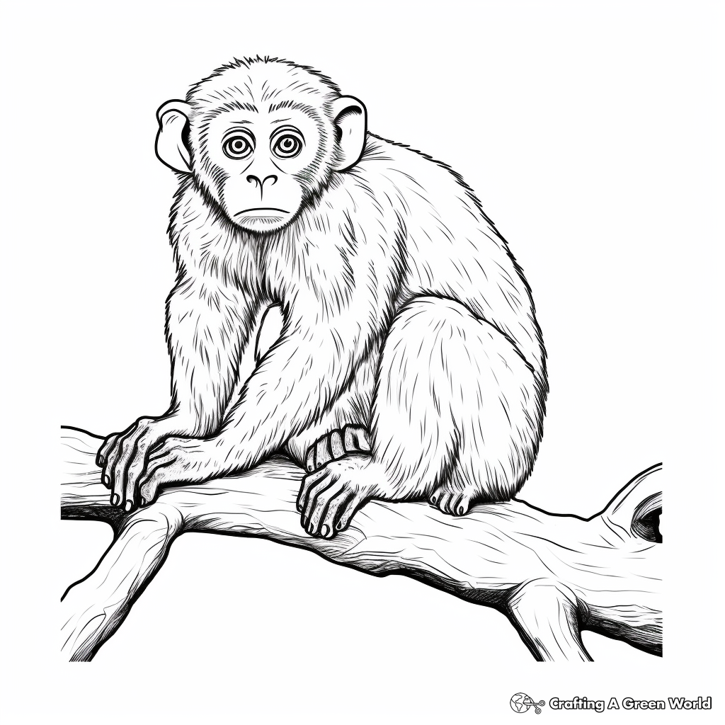 Ape coloring pages