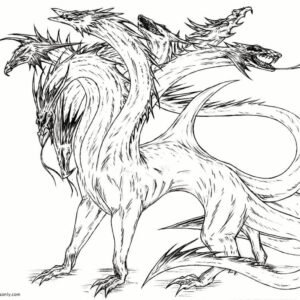 Hydra coloring pages printable for free download