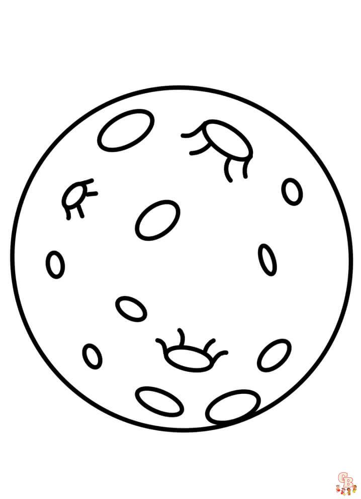 Exciting moon coloring pages for kids and adults
