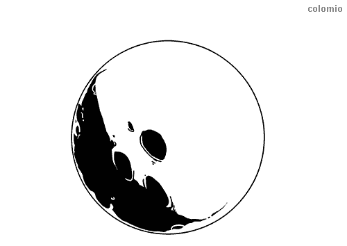 Moon coloring pages free printable moon coloring sheets
