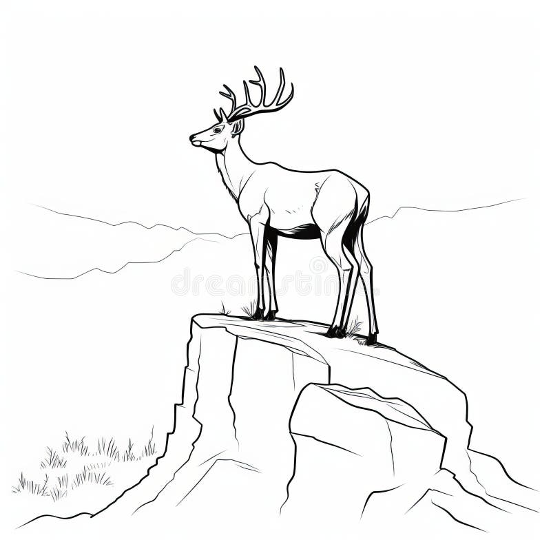 Deer perspective stock illustrations â deer perspective stock illustrations vectors clipart