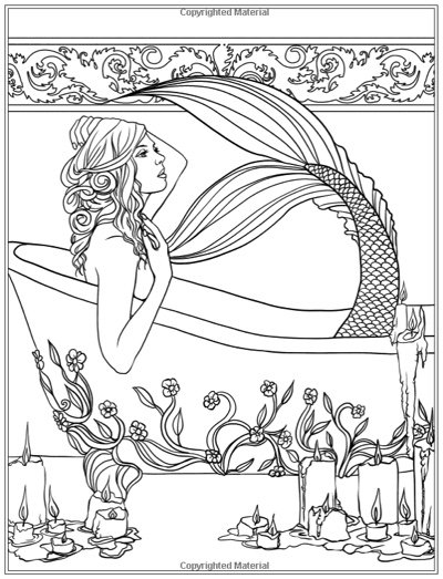 Best mermaid coloring pages coloring books