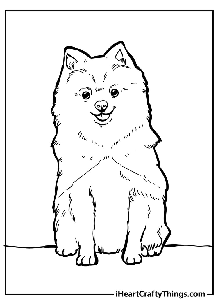 Dog coloring pages free printables