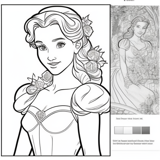 Jeffalerts childrens coloring pages featuring disney princesses