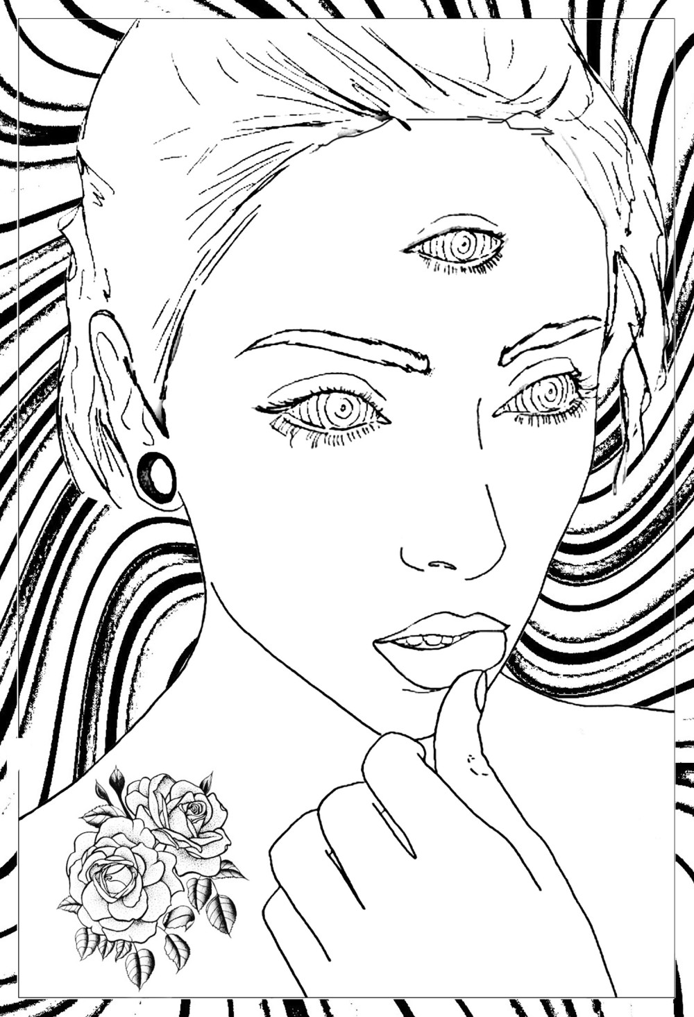 Free printable coloring pages for escaping reality â style thirst