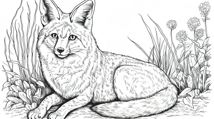 Fox coloring pages for adults jack the free backgrounds jpg free download