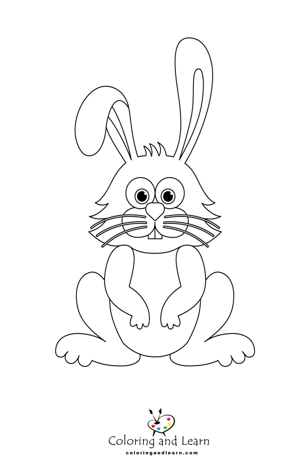Rabbit coloring pages