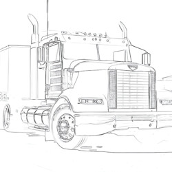 Monster truck coloring page