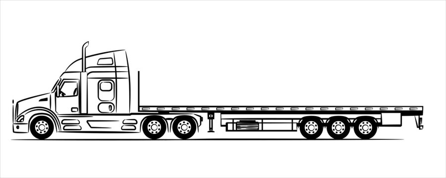 Flatbed semi truck images â browse photos vectors and video