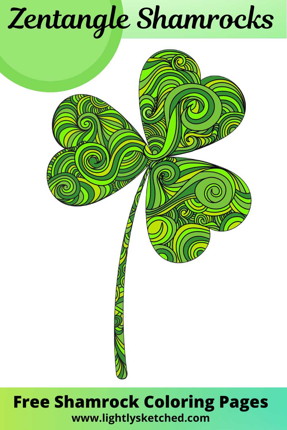 Shamrock crafts shamrock printable