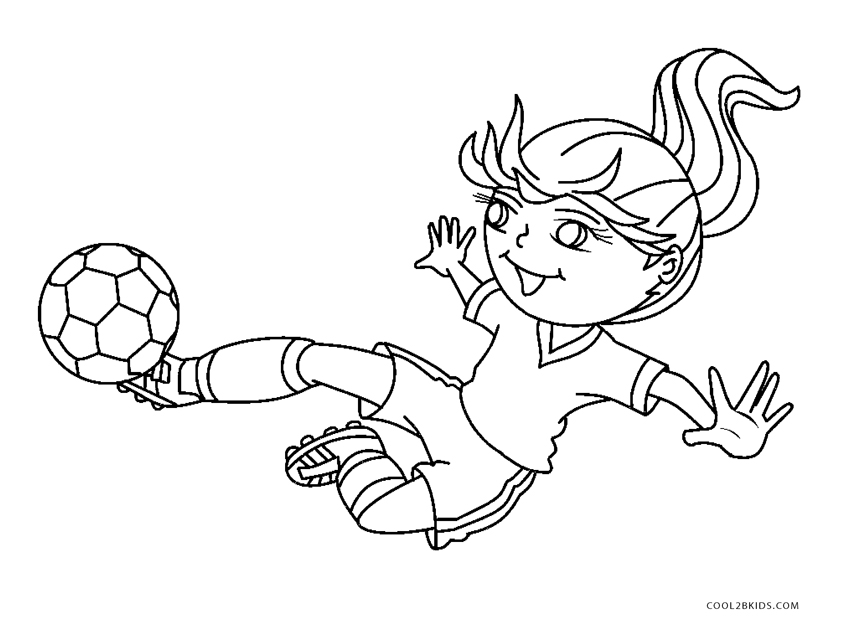 Free printable soccer coloring pages for kids