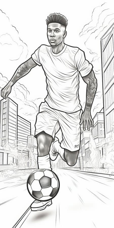 Kids kicking ball drawing stock illustrations â kids kicking ball drawing stock illustrations vectors clipart