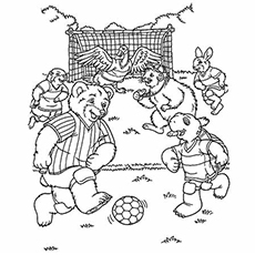 Soccer coloring pages