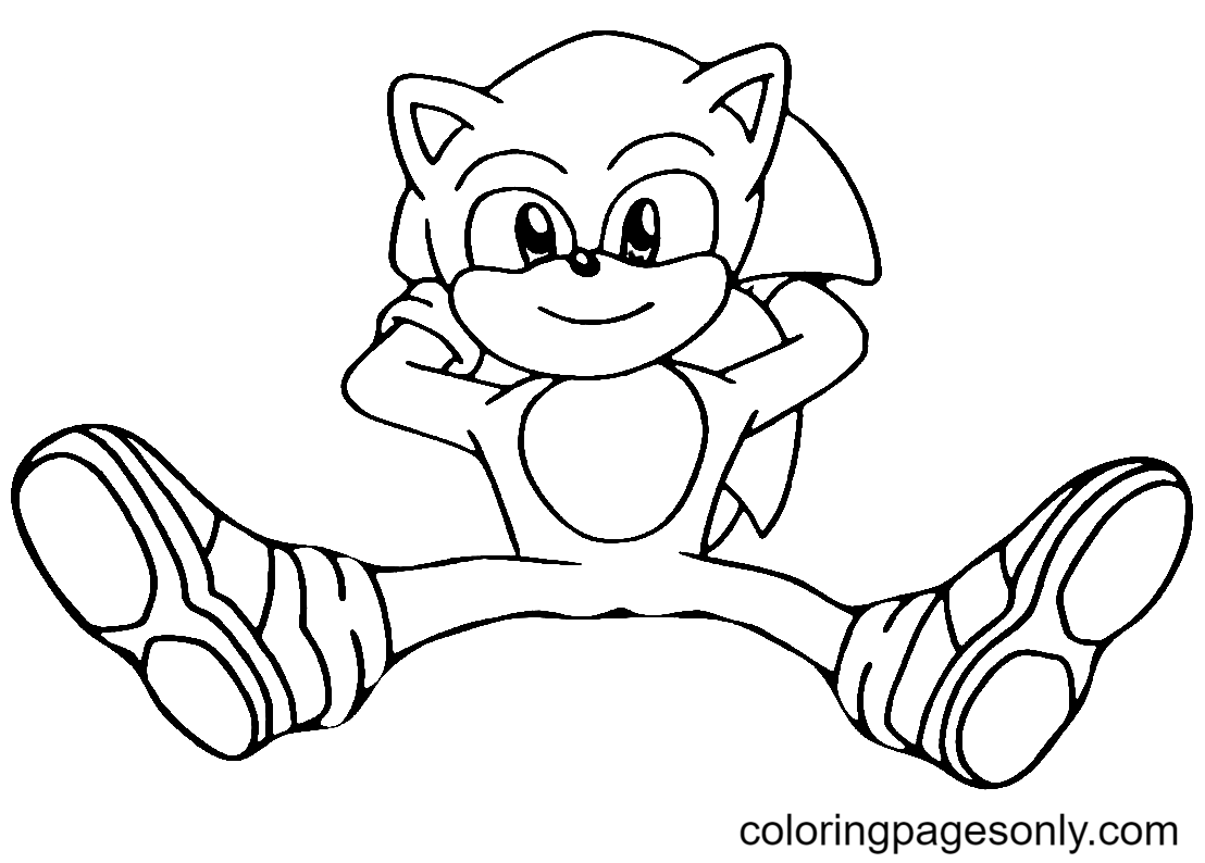 Sonic the hedgehog coloring pages printable for free download
