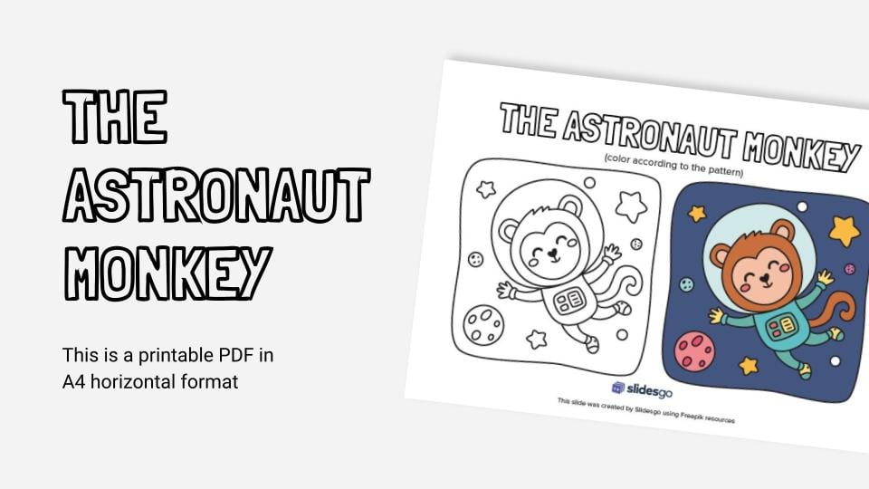 Printable coloring worksheets about the space in pdf format