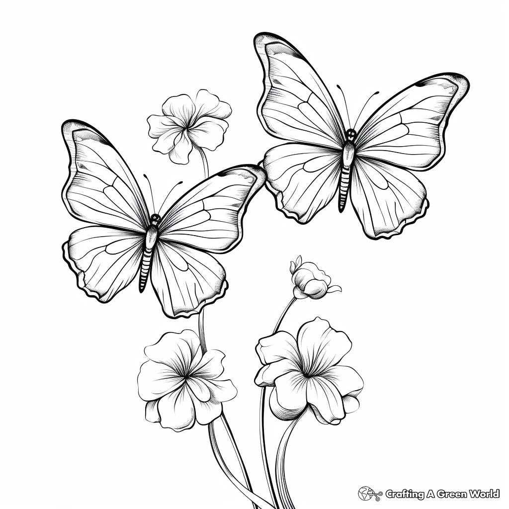 Spring for adults coloring pages