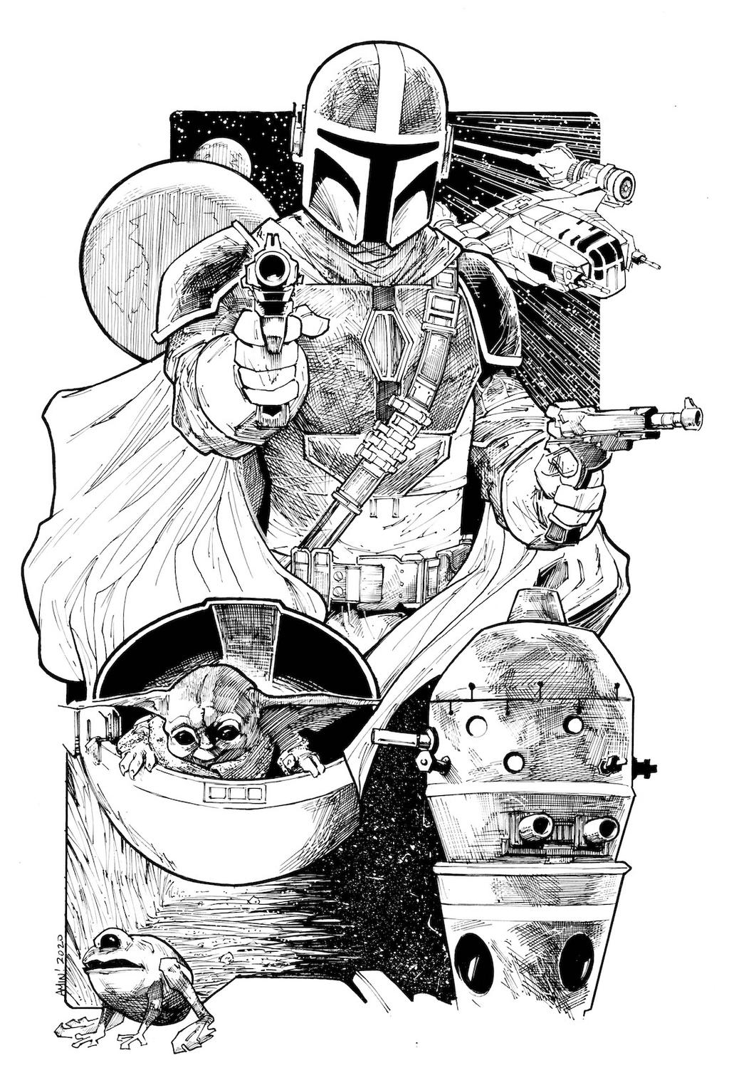 Mandalorian by aminamat on