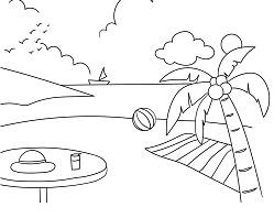 Sunset coloring pages printable for free download