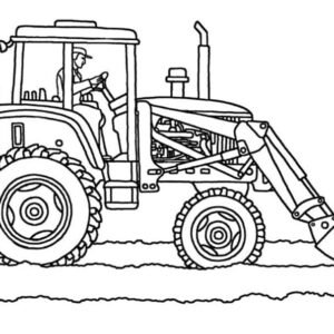 Tractor coloring pages printable for free download
