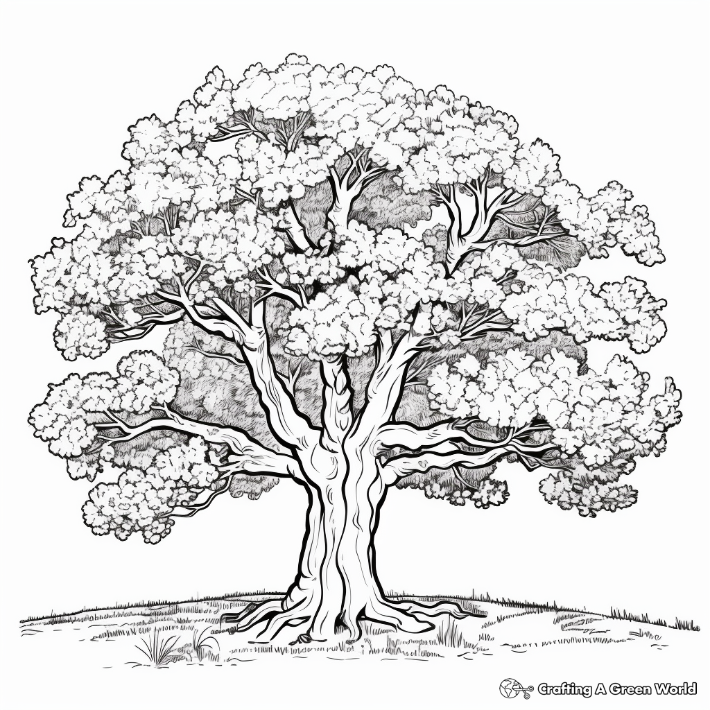 Pecan coloring pages