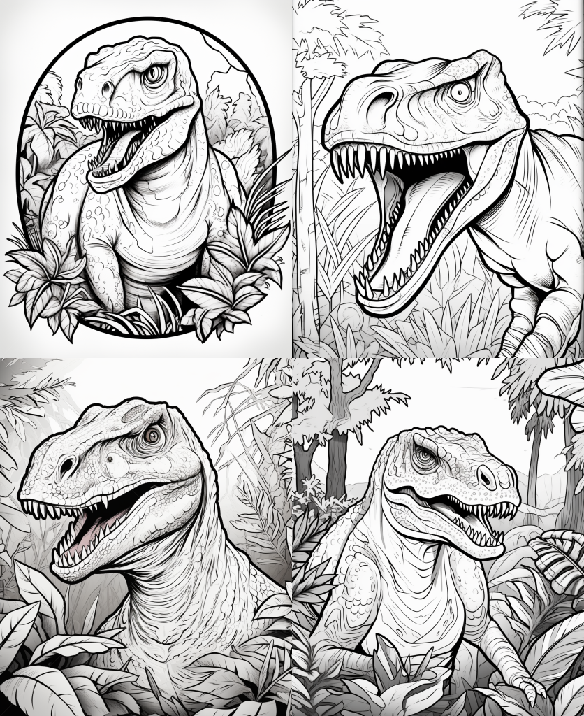 Free photo prompt coloring page t