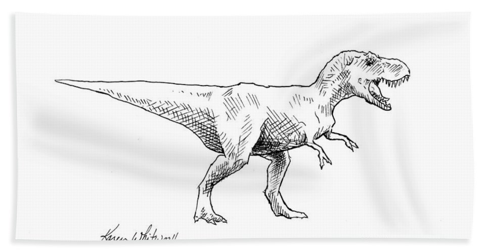 Tyrannosaurus rex dinosaur t