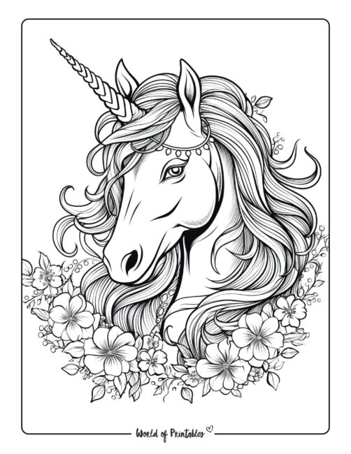 The best unicorn coloring pages for kids adults