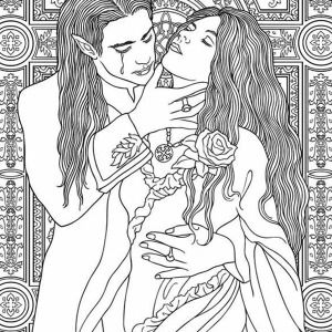 Vampire scary face of vampire coloring page picture of female vampire coloring page vampire spreaâ adult coloring pages coloring pages people coloring pages