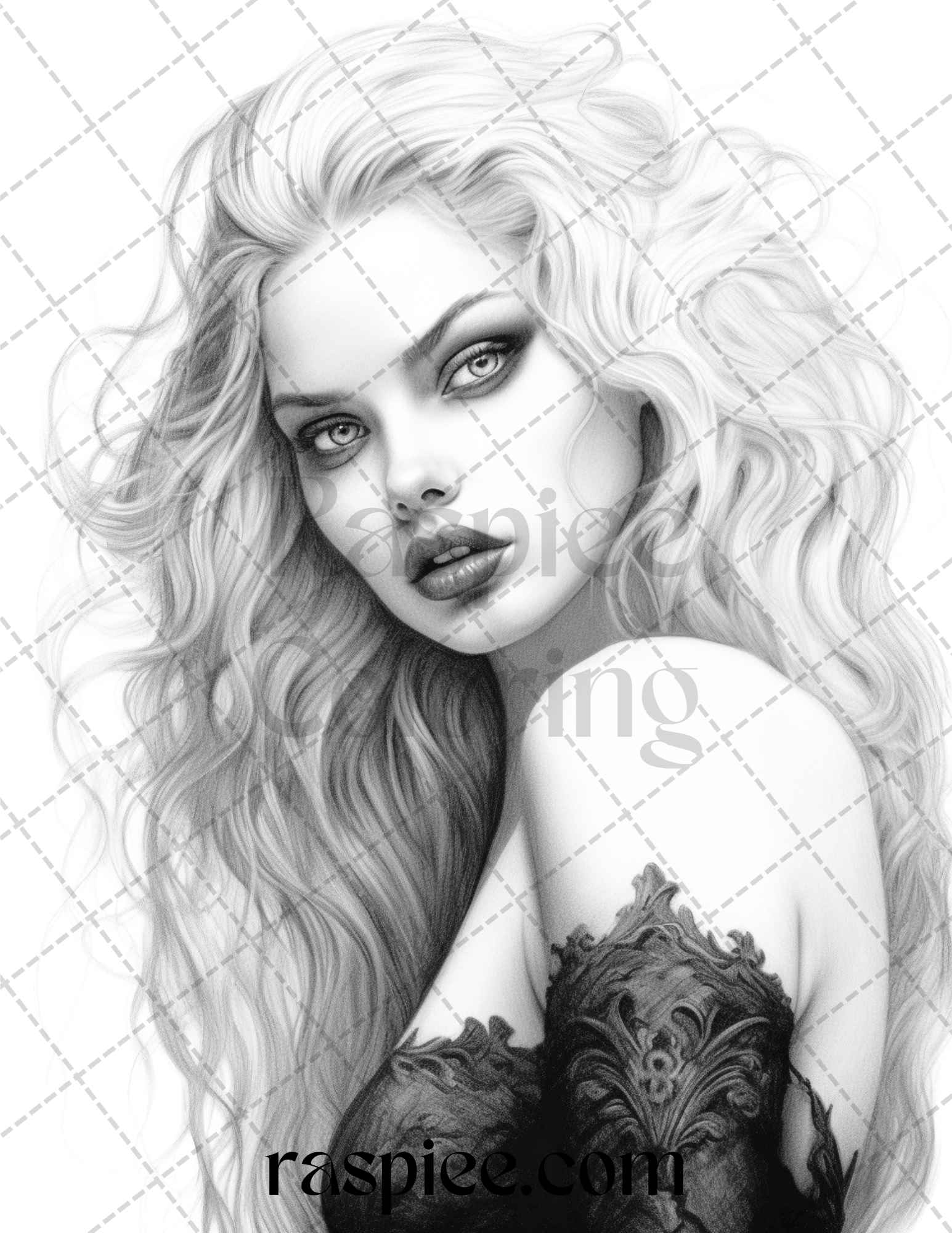 Bewitching vampires grayscale coloring pages printable for adults pdf â coloring