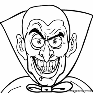 Vampire coloring pages printable for free download