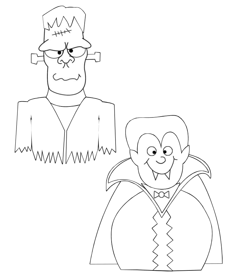Free printable halloween coloring pages