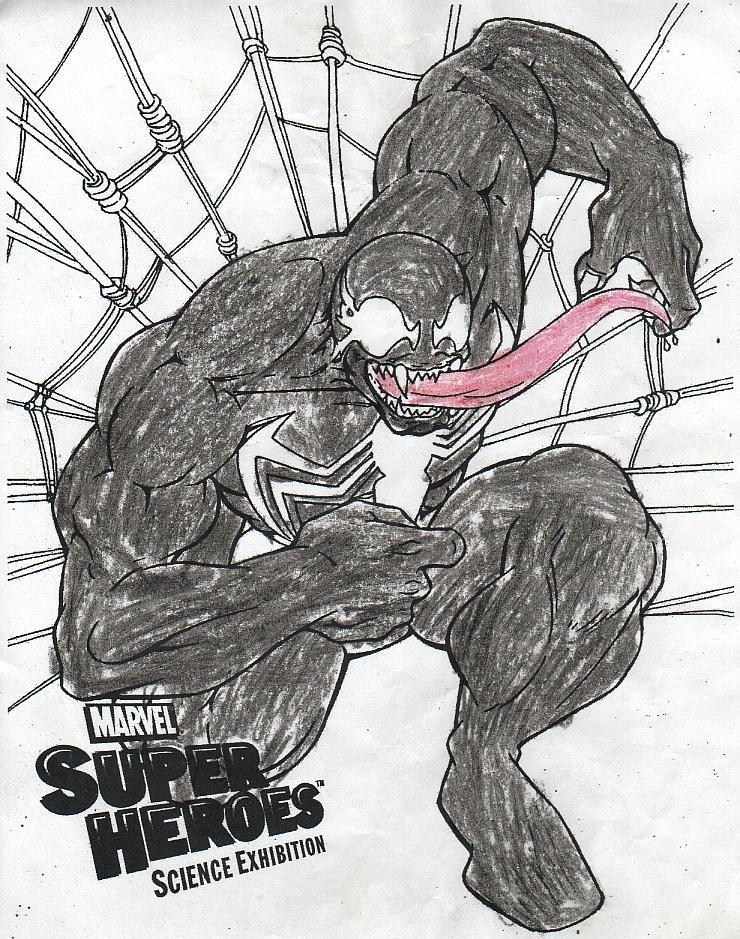 Venom coloring sheet by dinalfos on