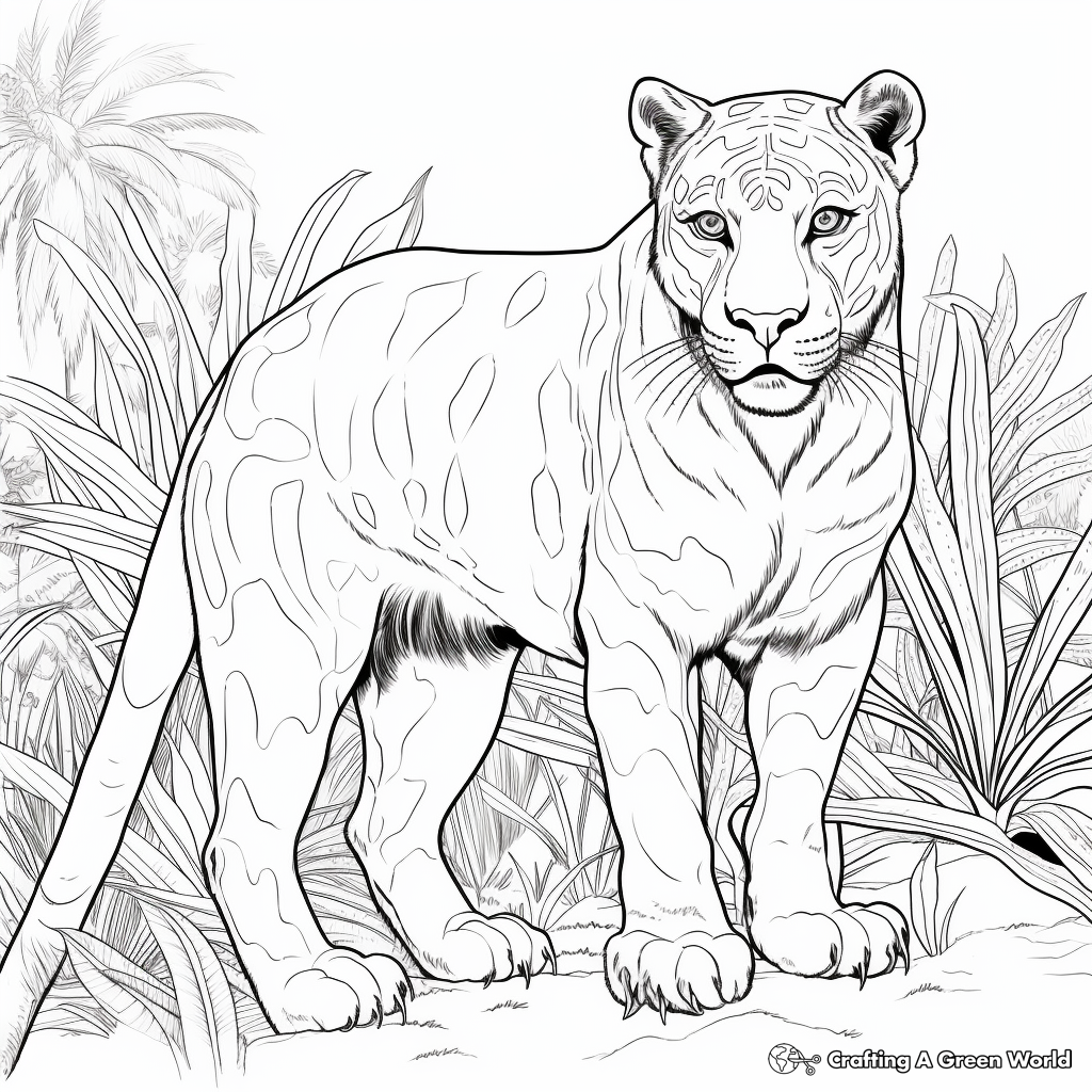 Animal realistic coloring pages