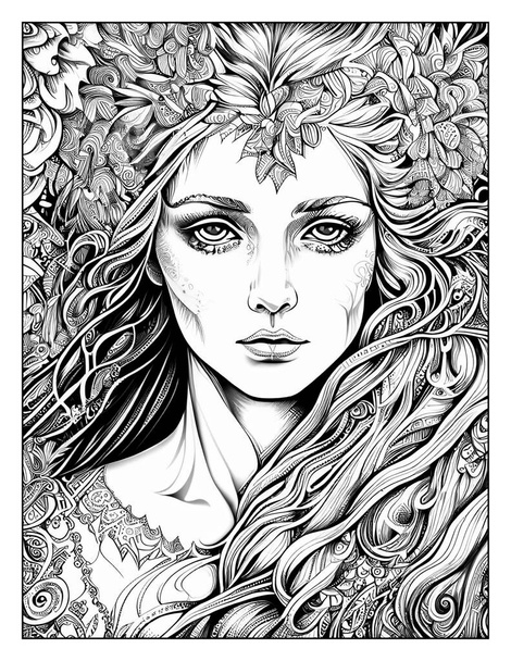 Woman face coloring pages free stock photos images and pictures of woman face coloring pages