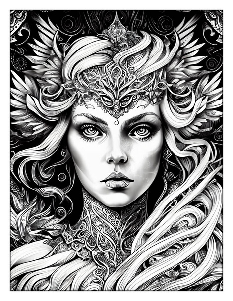 Female coloring pages free stock photos images and pictures of female coloring pages
