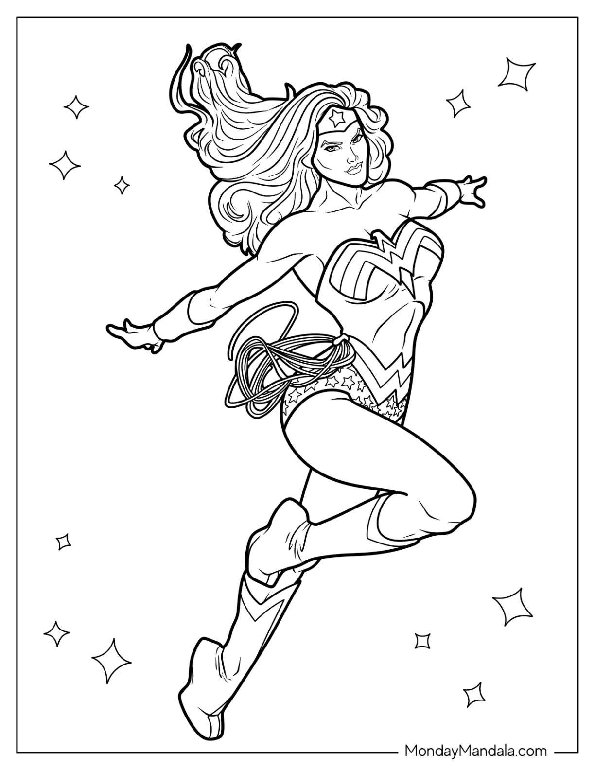 Justice league coloring pages free pdf printables